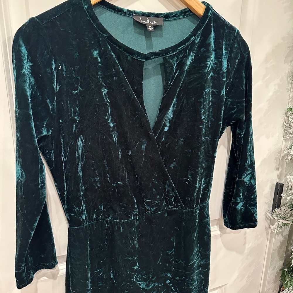 Lulu's Dark Green Maxi Dress - Forest Green - Picture 11 of 11